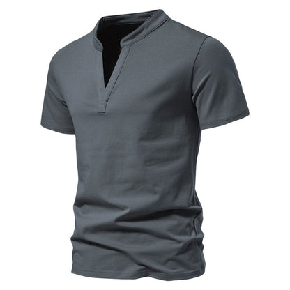 Classic Men's V-Neck Tee - Soft & Relaxed Fit