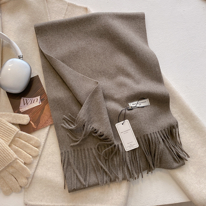 Cozy Lightweight Fringe Scarf Wrap