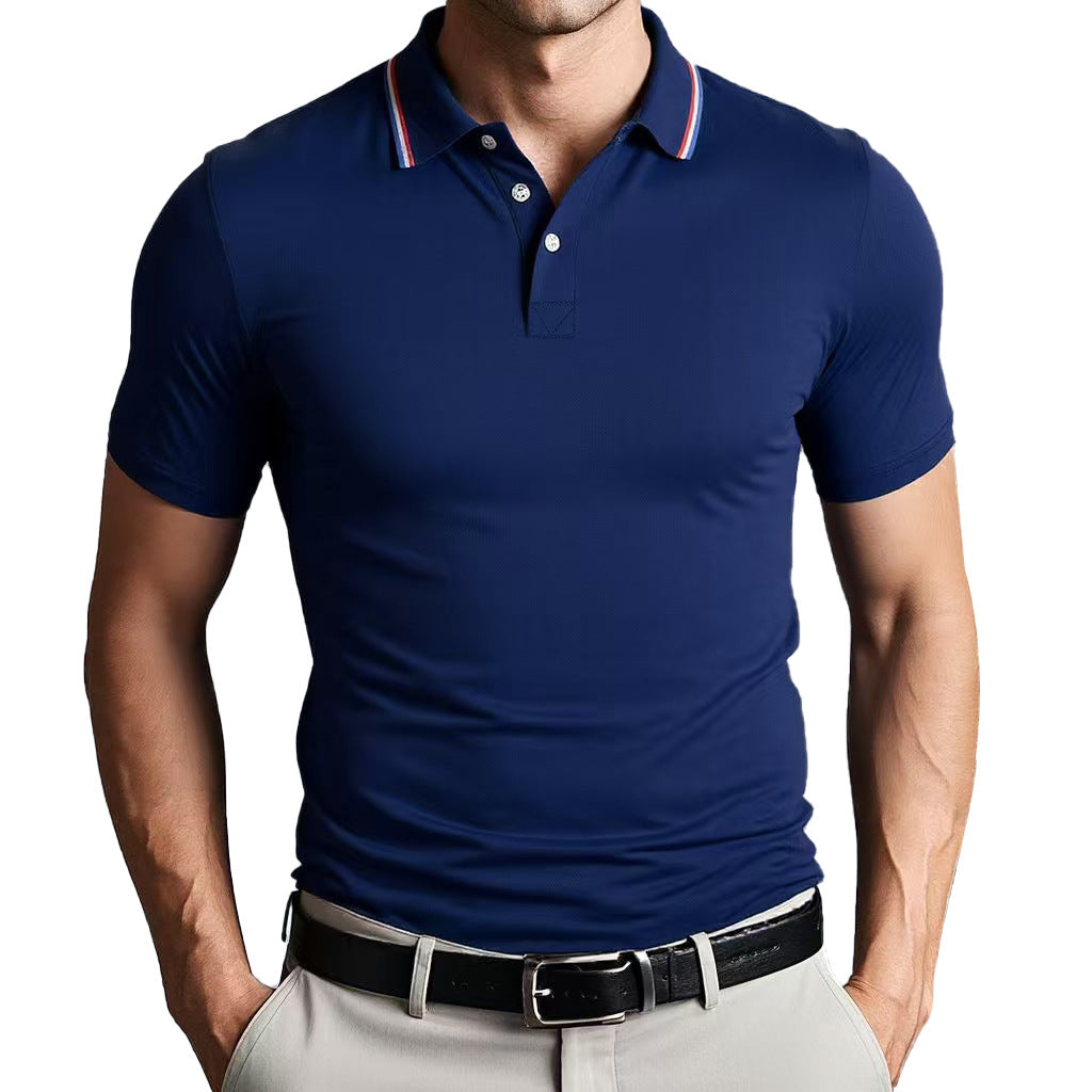 Men's Slim Fit Breathable Polo Shirt