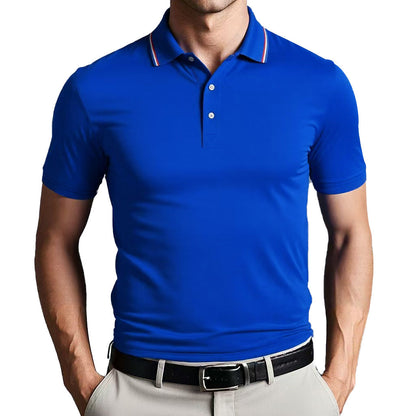 Men's Slim Fit Breathable Polo Shirt
