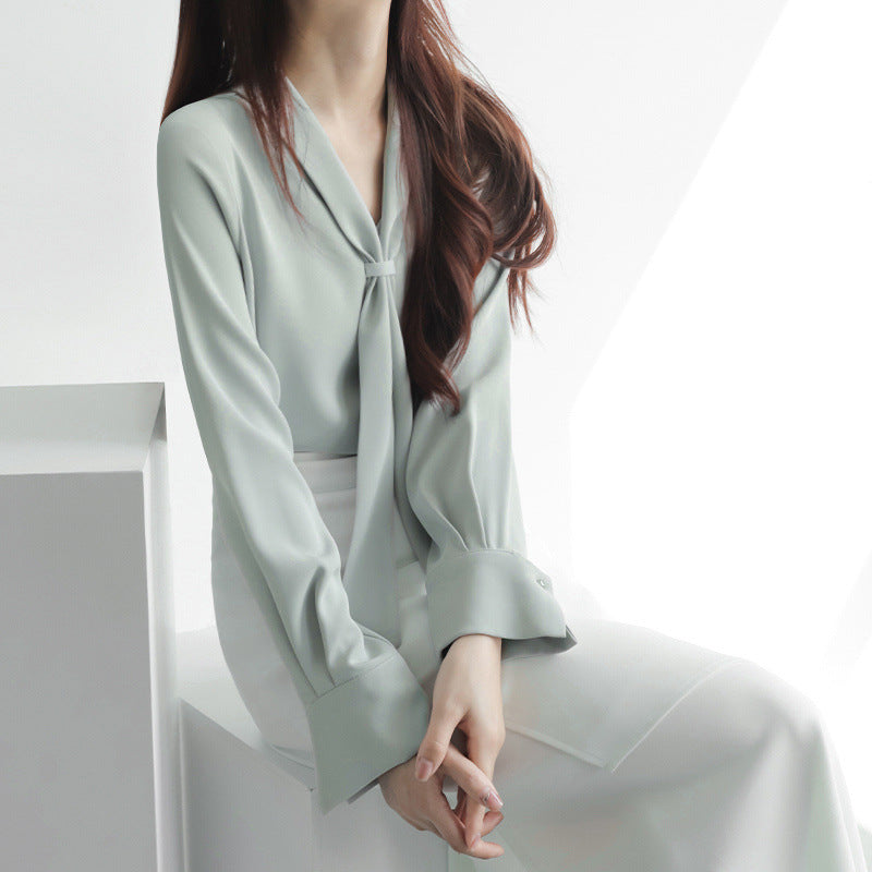 Elegant Silk Necktie Top