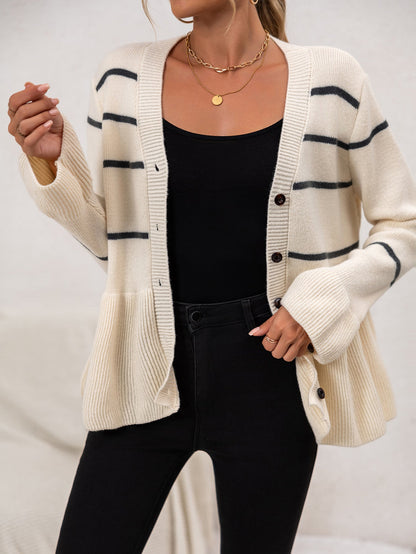 Comfy Casual Stripe Sweater