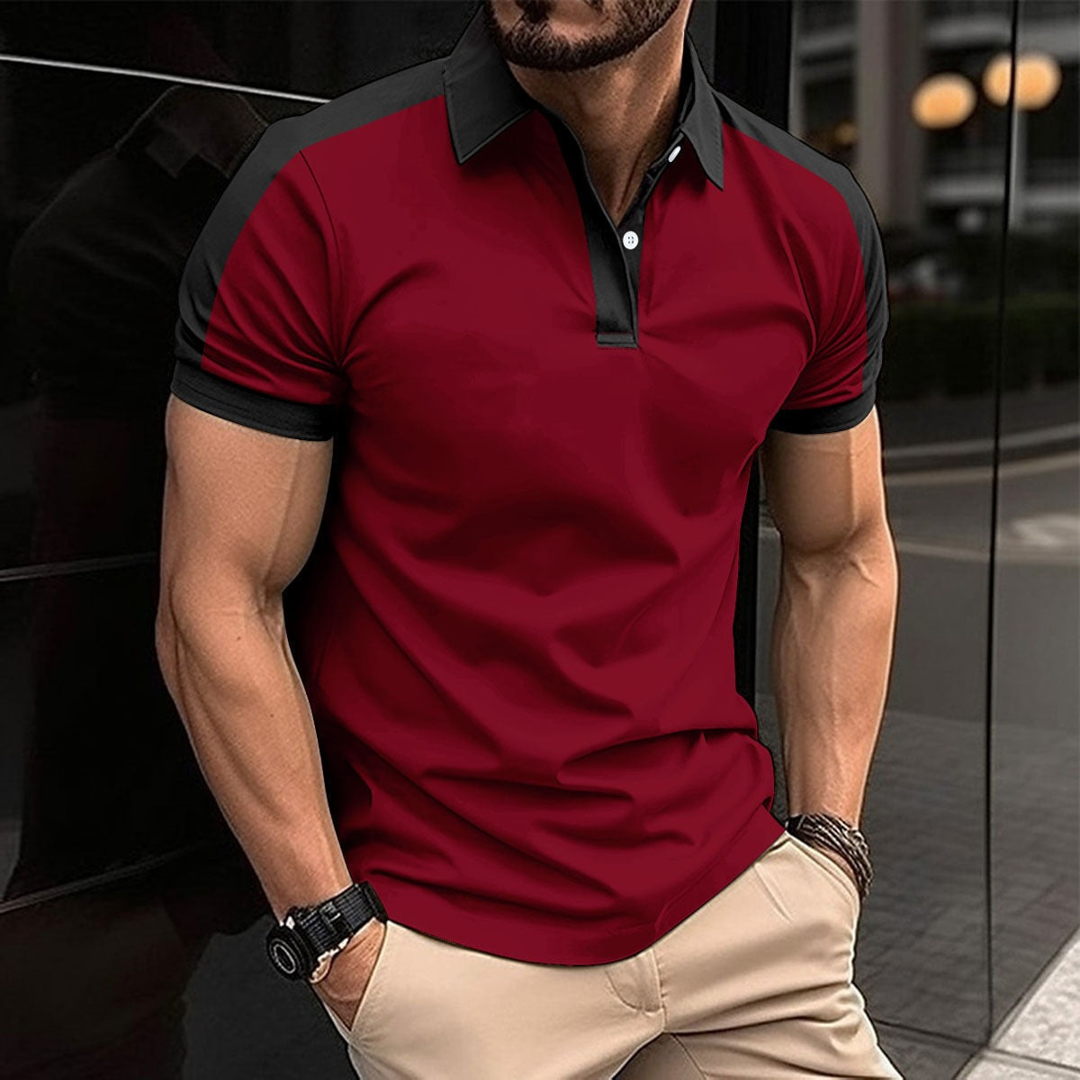 Slim Fit Men's Polo Shirt in Soft Cotton