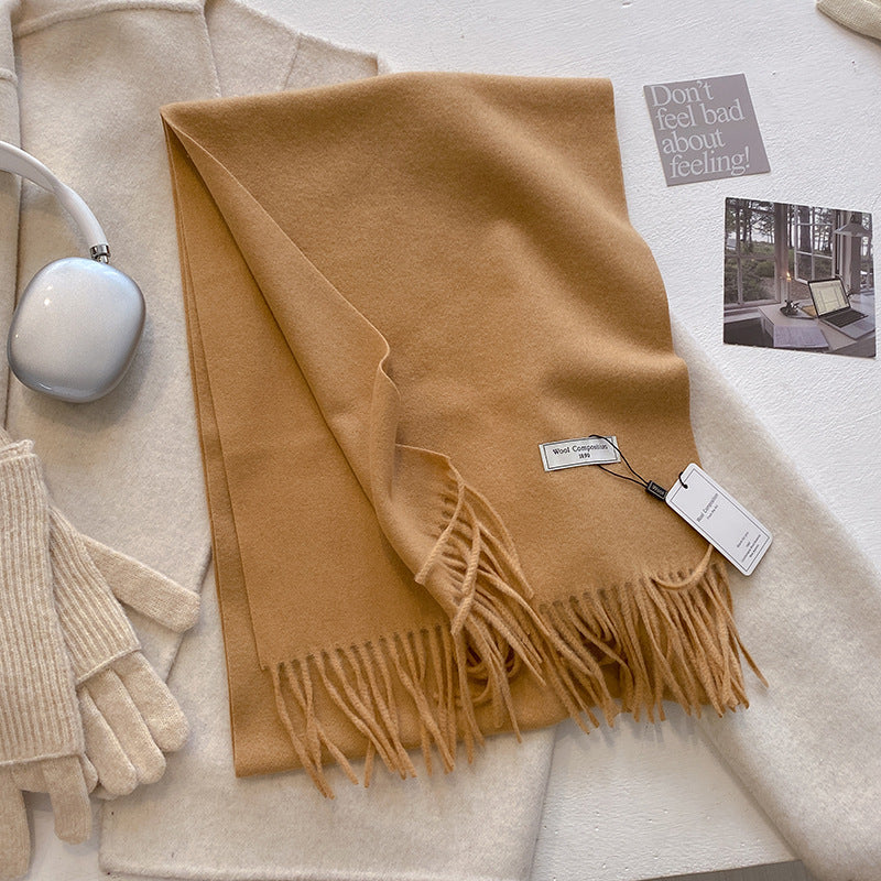 Cozy Lightweight Fringe Scarf Wrap