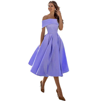 Ladies' Casual Off Shoulder Dress