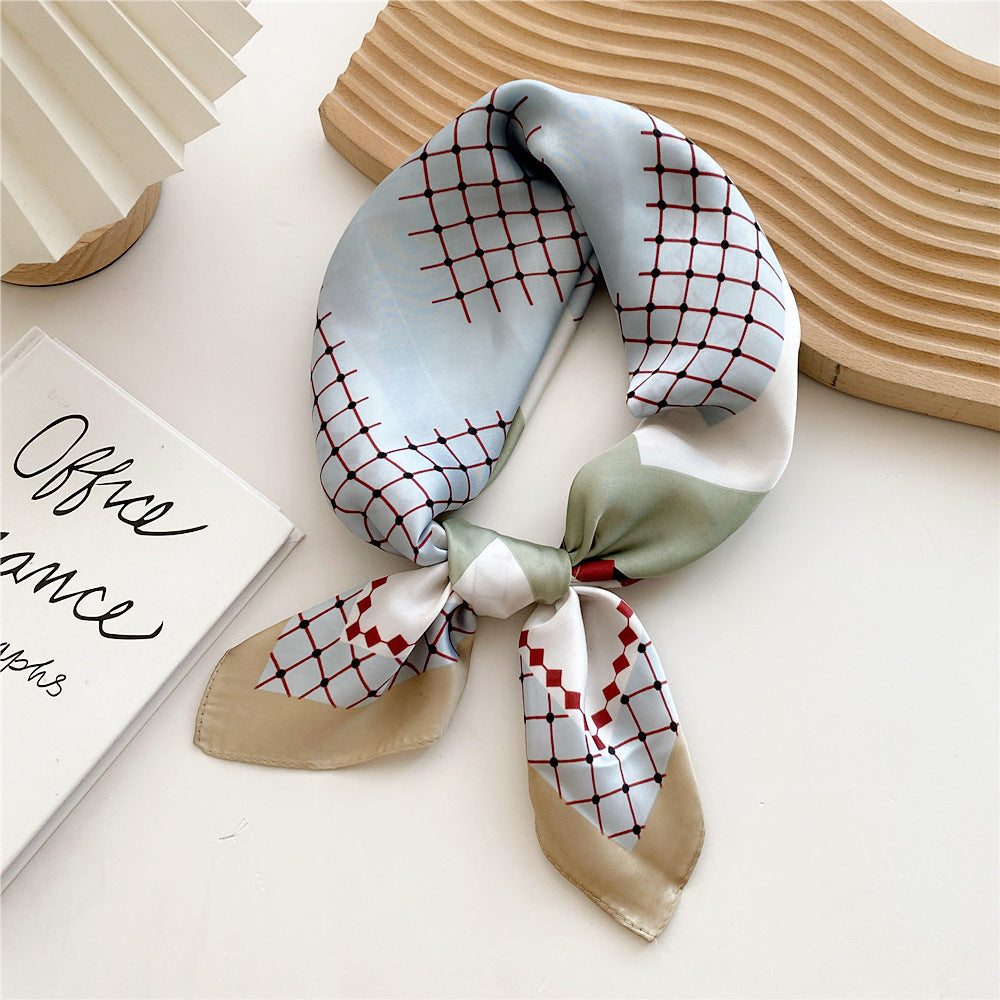 Luxurious Silk Patterned Scarf
