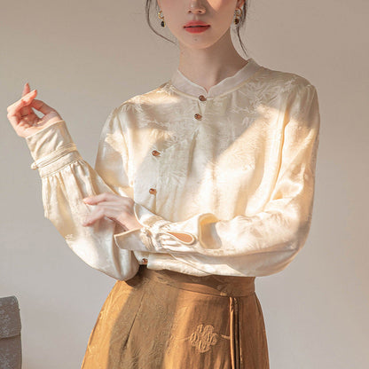 Soft Elegant Long-Sleeve Top