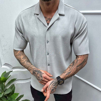 Men's Casual Short Sleeve Breathable Shirt - Nocini