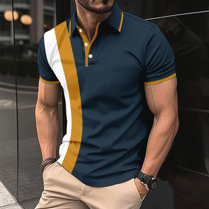 Slim Fit Mens Cotton Polo Short Sleeve Shirt