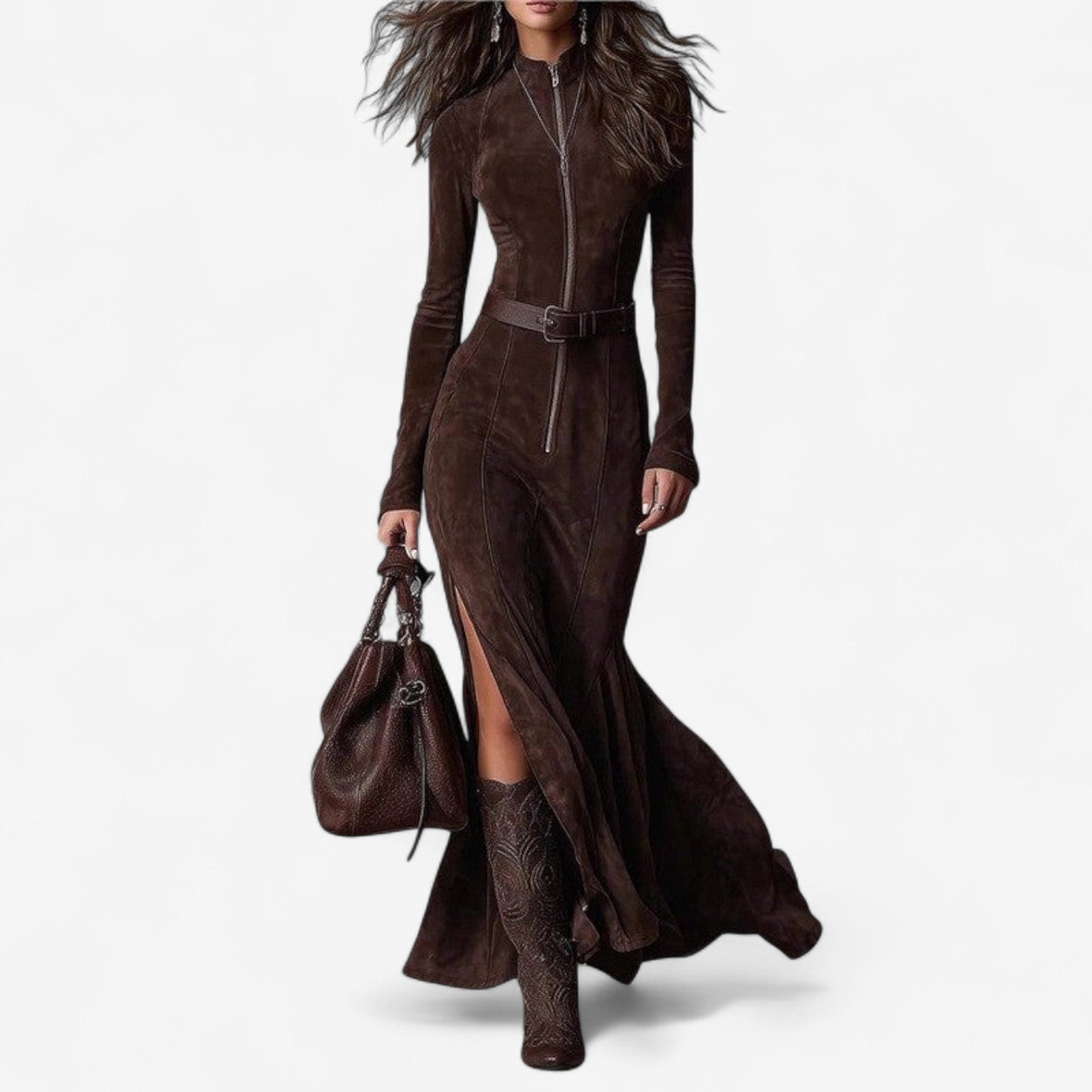 Long Elegant Women's Maxi Dress - Olytrend