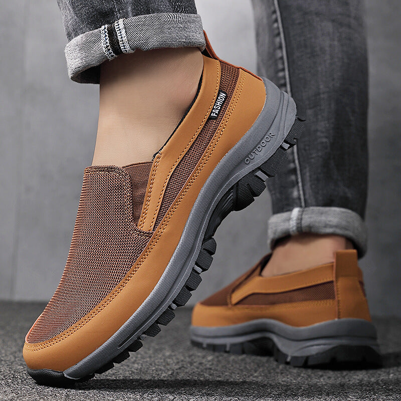 Men's Slip On Shoes - Lightweight Mesh - Cushioned Insoles - Nocini