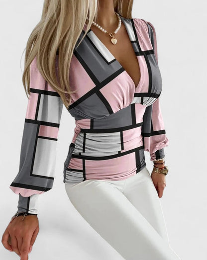 Classic V-Neck Women's Top