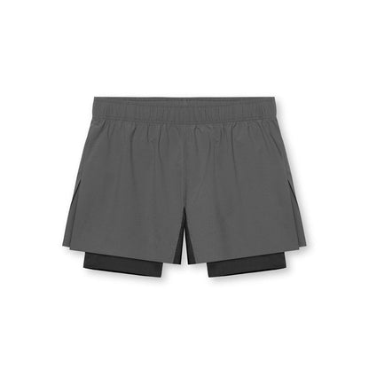 Men's Sports Shorts - Slim Fit - Moisture Wicking Active Wear
