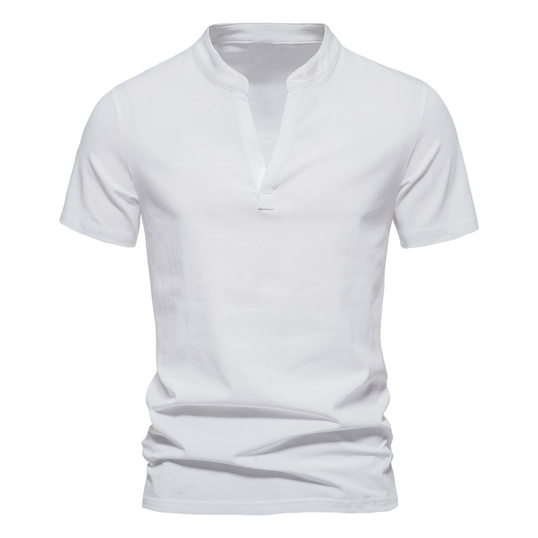 Classic Men's V-Neck Tee - Soft & Relaxed Fit
