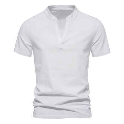Classic Men's V-Neck Tee - Soft & Relaxed Fit