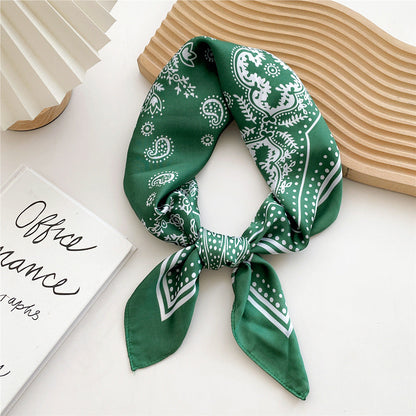 Luxurious Silk Patterned Scarf