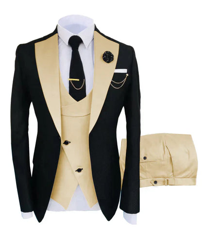 Classic 3 Piece Business Suit for Men