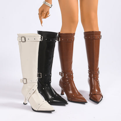 Clean Leather Ankle Boots