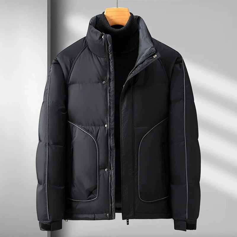 Warm Quilted Puffer Coat - Short Fit - Zip Up Jacket
