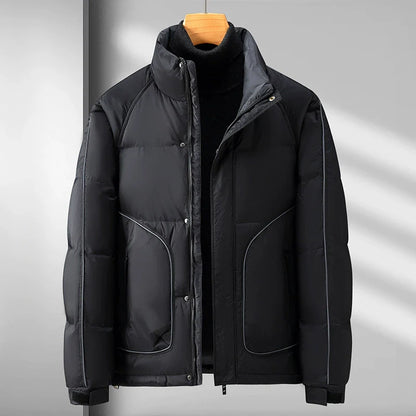 Warm Quilted Puffer Coat - Short Fit - Zip Up Jacket
