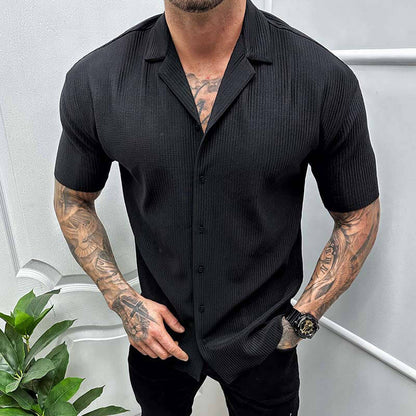 Men's Casual Short Sleeve Breathable Shirt