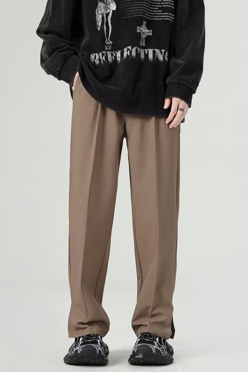 Men's Relaxed Fit Trousers Ankle Length