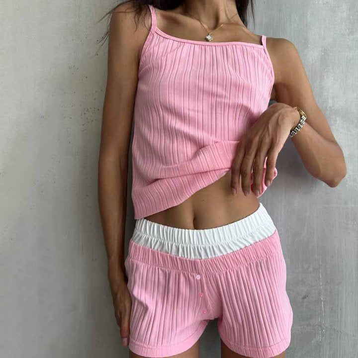 Cozy Women's Pajama Set with Soft Cardigan and Shorts