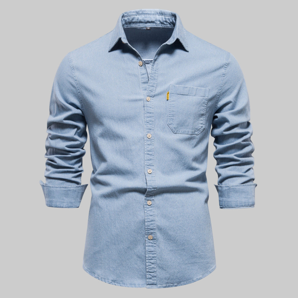 Classic Fit Blue Jeans Shirt