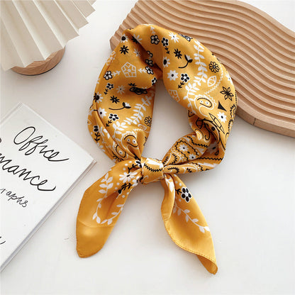 Luxurious Silk Patterned Scarf