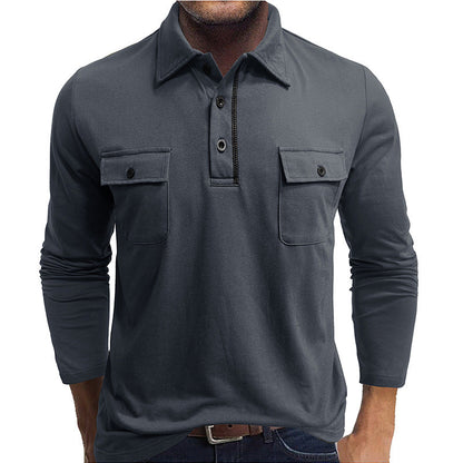 Classic Fit Mens Polo Shirt with Pockets