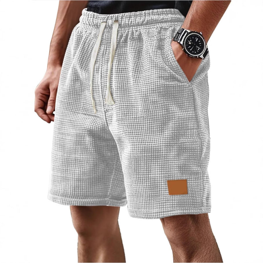 Comfortable Men's Shorts Loose Fit Elastic Waist