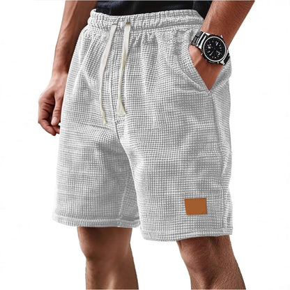 Comfortable Men's Shorts Loose Fit Elastic Waist