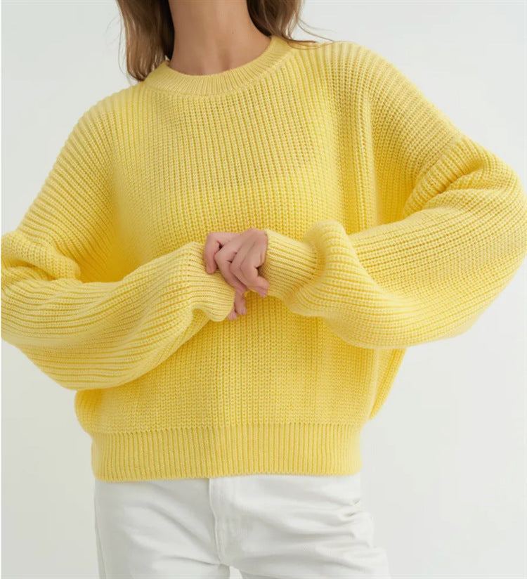 Cozy Large Cable Knit Sweater