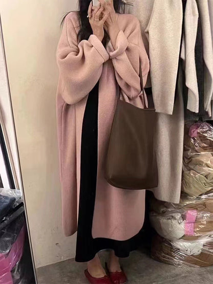 Women's Long Soft Open Front Cardigan Coat