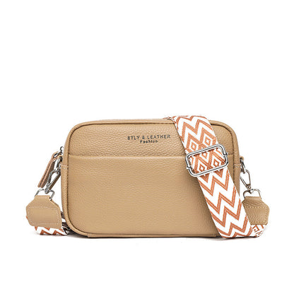 Textured Leather Mini Crossbody Purse