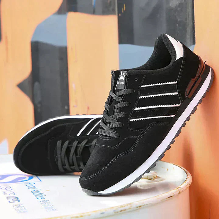 Men's Low Top Sneakers Comfortable Lace Up Shoes - Nocini