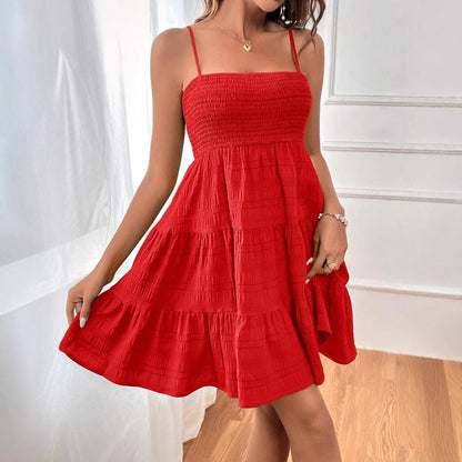 Casual Summer Sleeveless A-Line Mini Dress