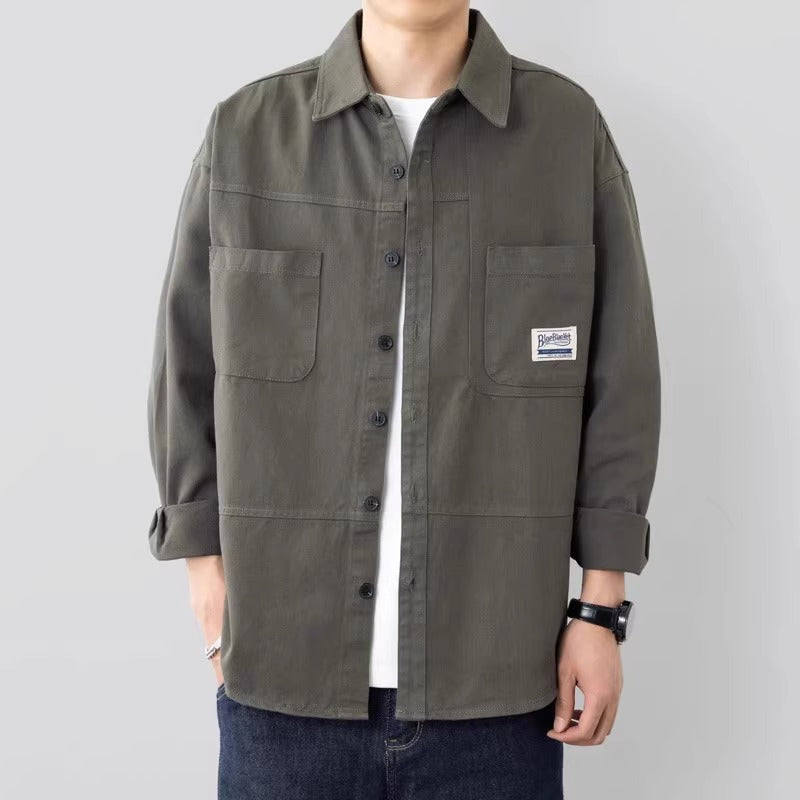 Casual Men's Button Down Jacket - Nocini