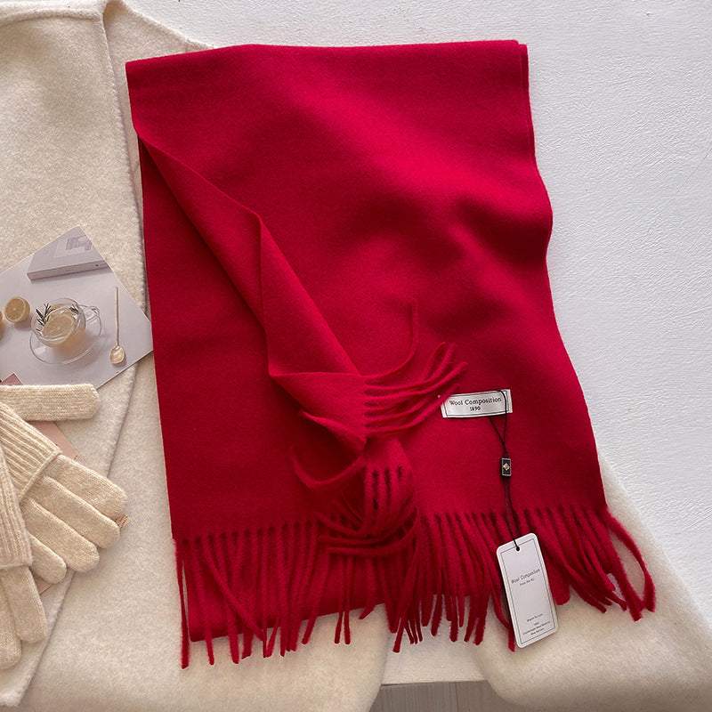 Cozy Lightweight Fringe Scarf Wrap