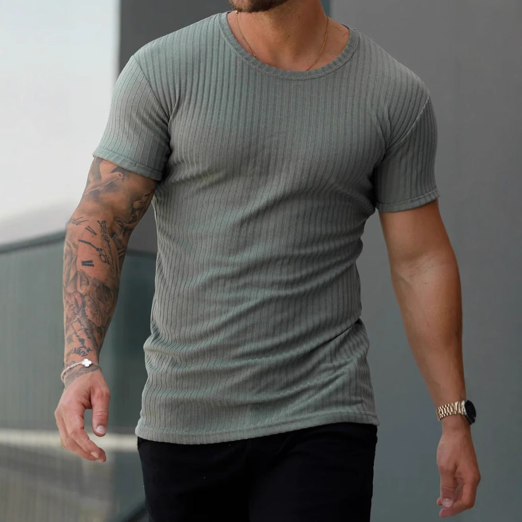 Men's Slim Fit Short Sleeve Soft T-Shirt - Nocini