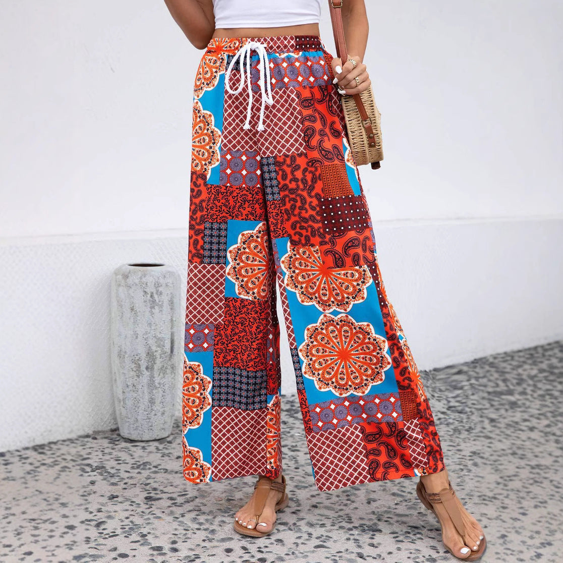 Comfy Wide Leg Women's Lounge Pants with Soft Fabric - Nocini