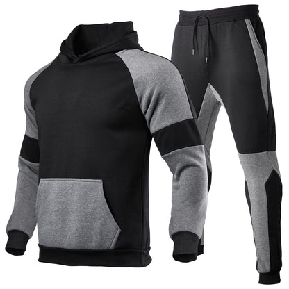 Comfortable Mens Jogging Suit Cotton Blend Sporty Style