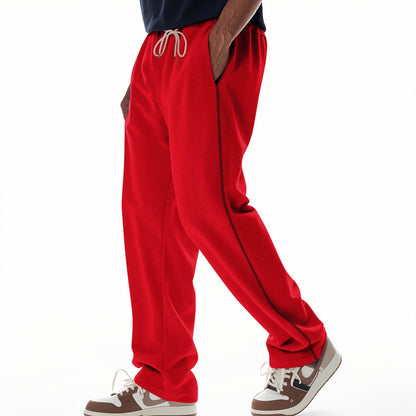 Comfortable Cotton Pants with Elastic Waist and Pockets