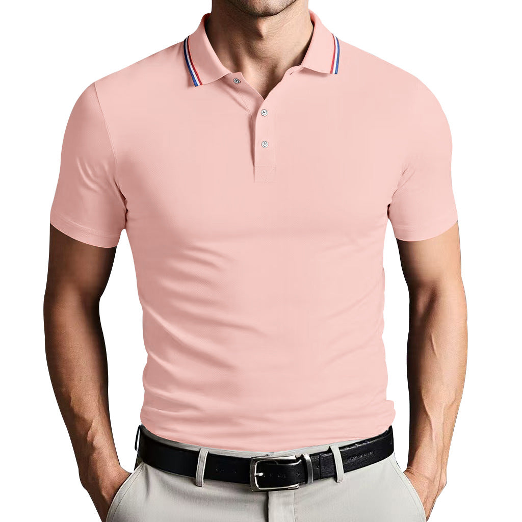 Men's Slim Fit Breathable Polo Shirt