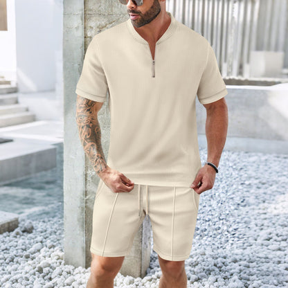 Casual Fitness Top and Pants Set for Men