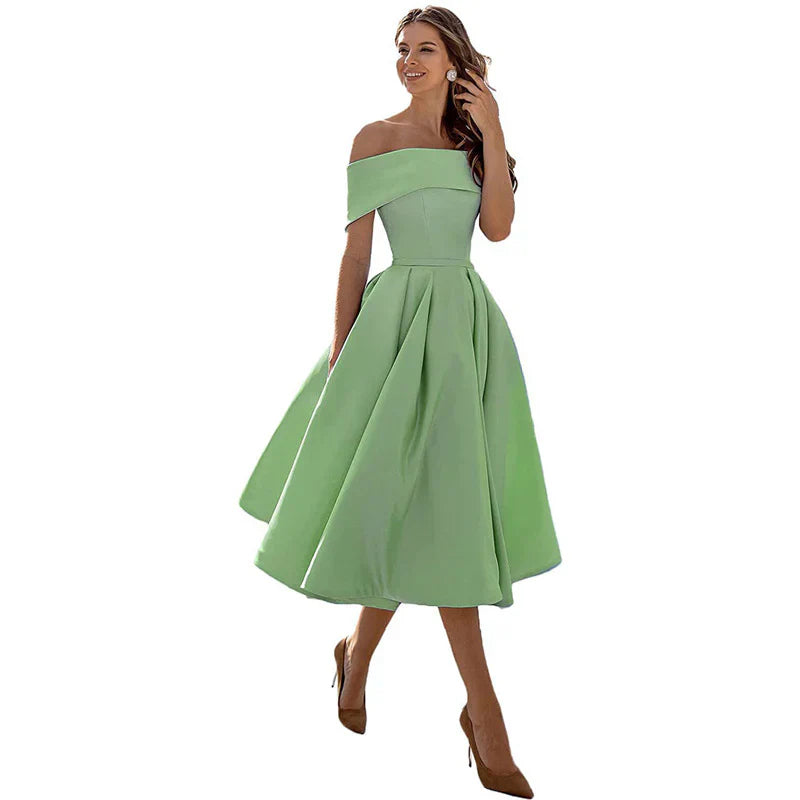 Ladies' Casual Off Shoulder Dress