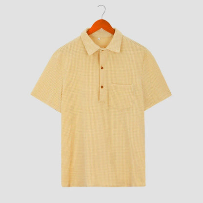 Comfy Grid Pattern Tee Shirt