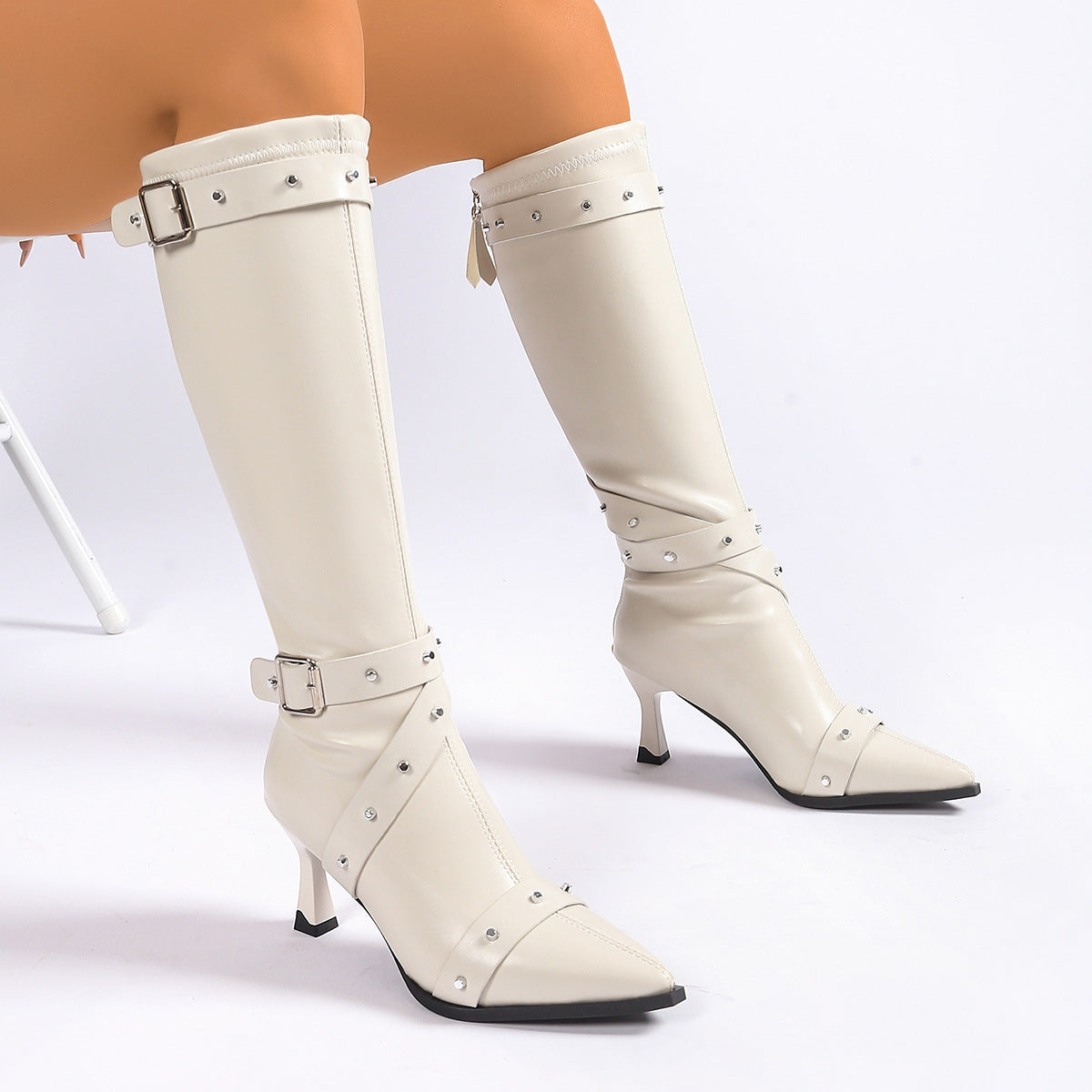 Clean Leather Ankle Boots