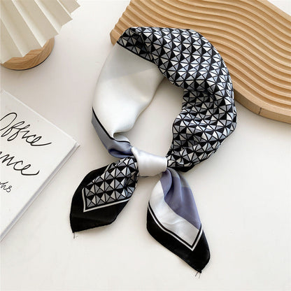 Luxurious Silk Patterned Scarf