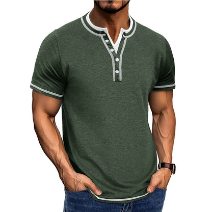 Classic Men's Short Sleeve Casual Tee